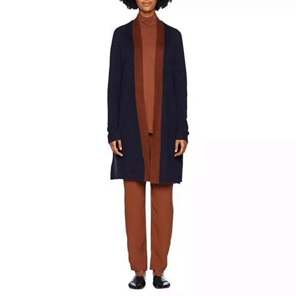 EILEEN FISHER Cardigan Petite L Knit Tencel Silk - Picture 2 of 11